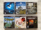 SONY PS3 Afrika & Aquanaut's Holiday & Tokyo Jungle & Teraria & Okami Minecraft