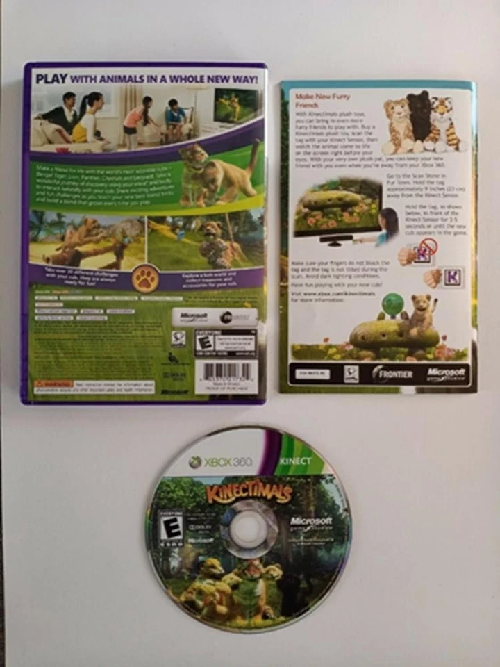 Kinectimals Microsoft Xbox 360 2010 Free UK P&P Value Guaranteed 100% Genuine - Image 2 of 4