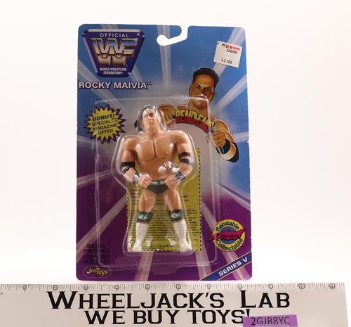 Rocky Maivia Bend-Ems WWF Wrestling 1997 Just Toys...