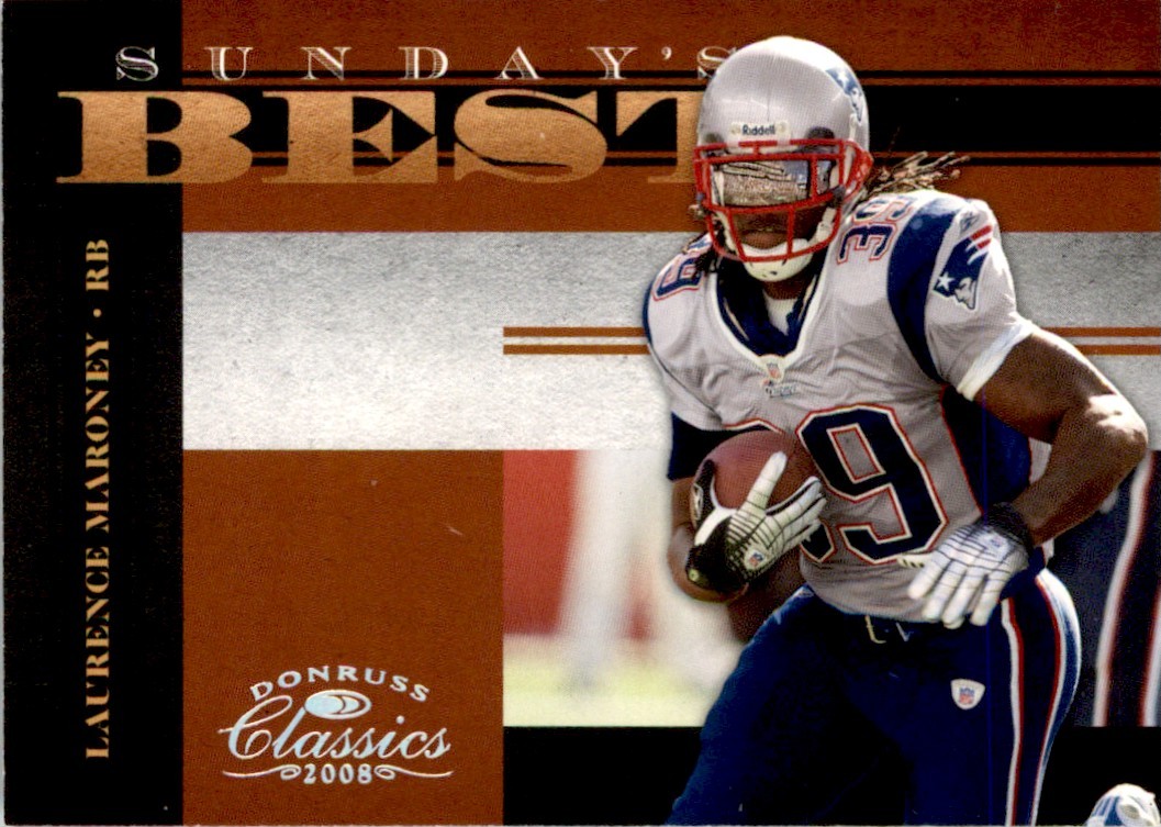 2008 Donruss Classics Sunday's Best Laurence Maroney 156/250 New England