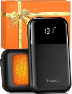 Hotdot Rechargeable Hand Warmers   Electric Portable Heater   Fast Heating   Tem
