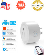 Tuya 10A Smart WiFi Plug US Outlet App Remote...