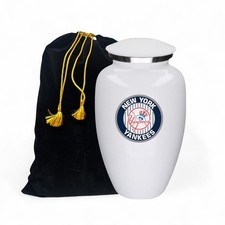 Adult Cremation Urn New York Yankees Baseball Human Ashes Large Funeral Urns