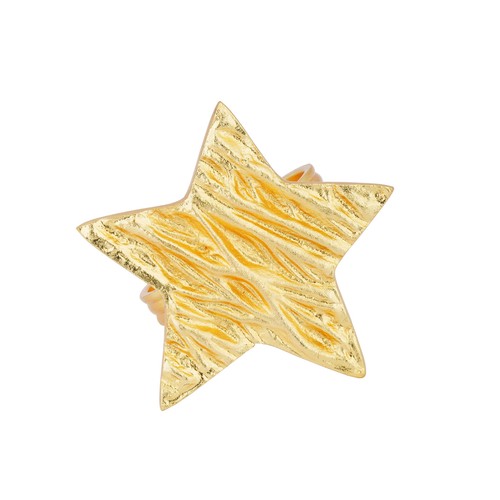 12 PEZZI Anelli Tovaglioli Stella Oro Porta Tovaglioli in Metallo per Decorazione Tavola Pranzo - Foto 6 di 9