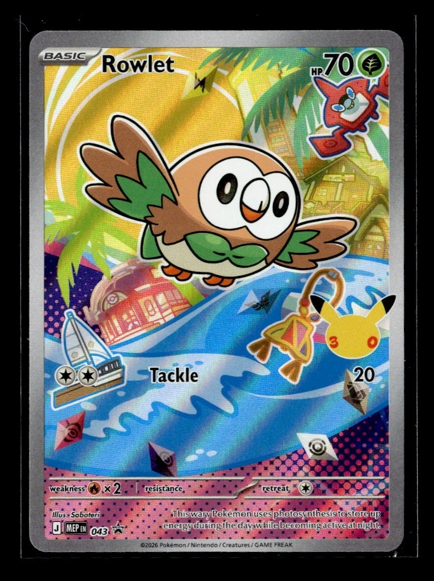 25+ Rowlet 043 Me: Mega Evolution Promo for sale | Updated Oct 2026