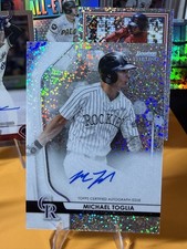 2020 Bowman Sterling - Prospect Autographs Michael Toglia #BSPA-MTO Speckle...