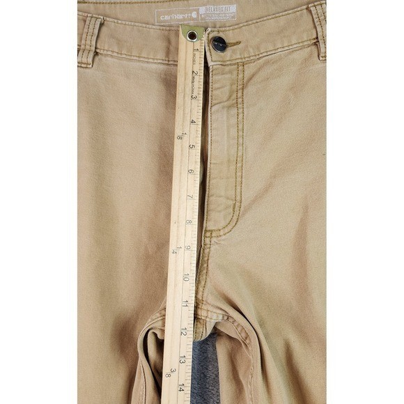 Carhartt Rugged Flex Pants Mens 40 x 32 Tan Relaxed Fit Canvas Work BN2517-M thumbnail 5