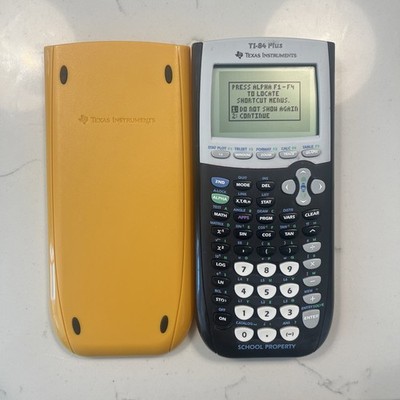 Texas Instruments TI-84 Plus Graphing Calculator School Edition Tested W Covers