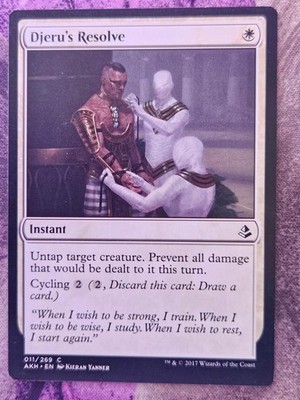 Djeru's Resolve 11 Common Amonkhet Magic: The Gathering Moderately Played