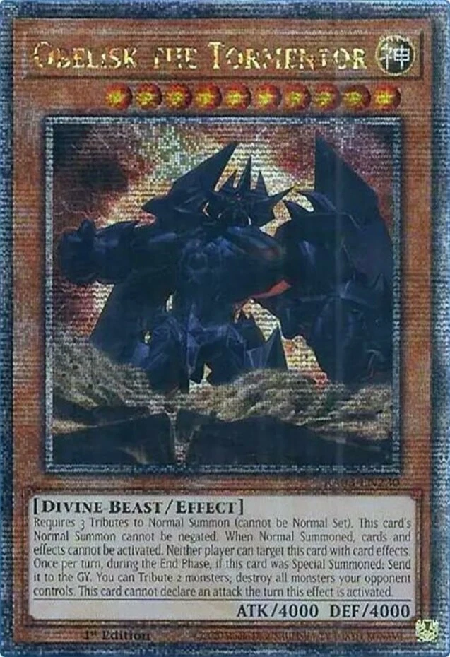 遊戯王OCG デュエルモンスターズ Obelisk the Tormentor GBL-002 G4-02 - Yugioh - Japanese - Obelisk the Tormentor - Secret z 1 | eBay