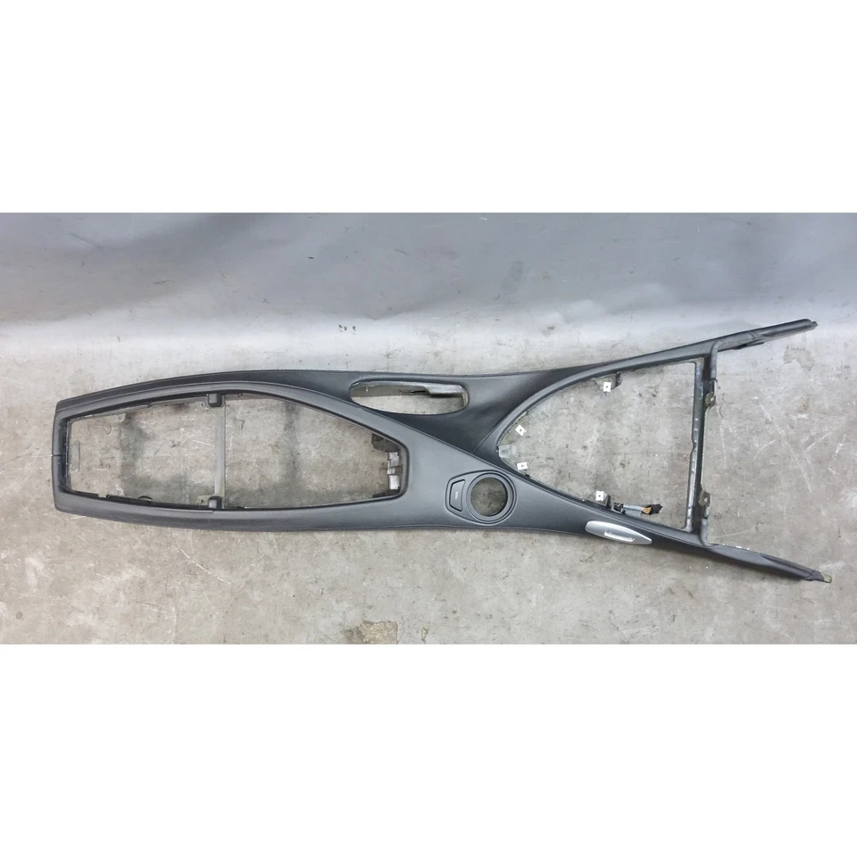 BMW 06-08 E63 E64 M6 All Leather Center Console Assembly Panel Black OEM - Image 2 of 4