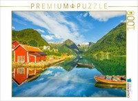 Calvendo Puzzle The Sognefjord Near Balestrand, Norway | 1000 Pieces, Finished S