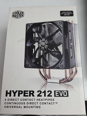Cooler Master Hyper 212 EVO CPU Cooler 120mm PWM Fan New