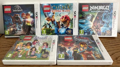 GROS LOT 5 JEUX LEGO - NINTENDO 3DS - PAL FR - NEUFS sous blister - Photo 1/2