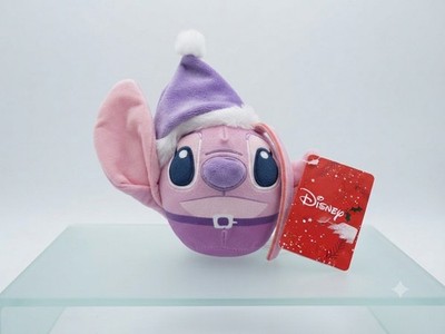 Offizieller Disney Stitch Engel Weihnachten rosa Plüschtier 10 cm Simba Nikolausmütze Neu mit Etikett