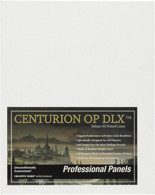 Deluxe Professional Oil Primed Linen Canvas Panels - 6''x12'' - 6 Pack of Linen Ca