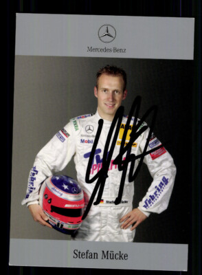 Stefan Mücke autograph card original signed motorsport + a 234369