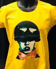 X-Ray Spex - Poly Styrene Ladies Fit Yellow T-Shirt - NEW, punk, x ray spex
