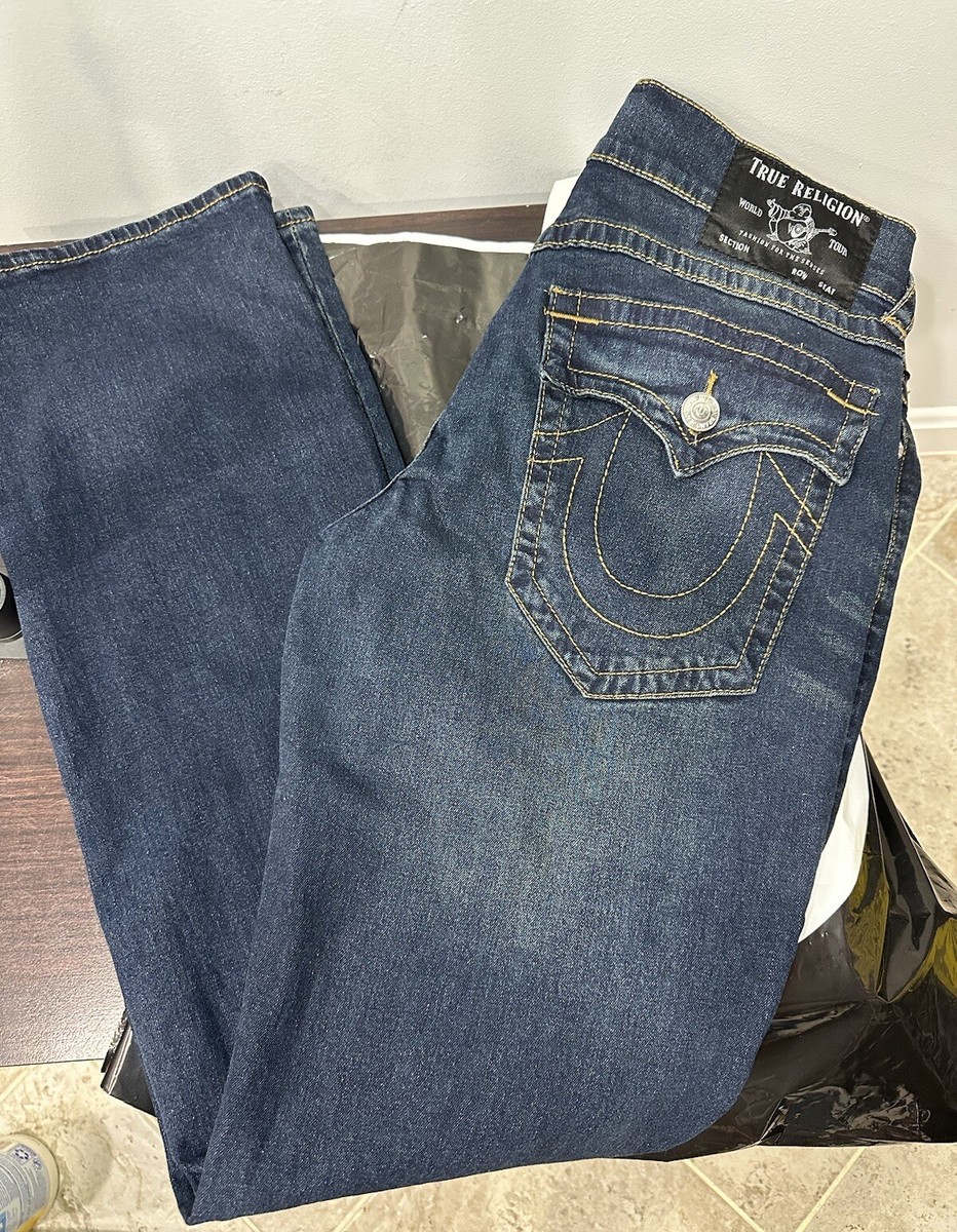 True Religion $149 Men's Ricky Relaxed Straight Jeans - 102931 | eBay