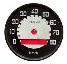 QUADRANTE CONTACHILOMETRI VEGLIA KM/H 80 DIAL ODOMETER SPEEDOMETER