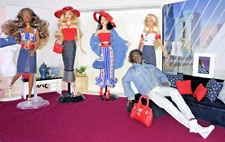 Barbie BASICS Black Label & KEN LOOKS style Jeans MUSES & ACCESSOIRES MATTEL