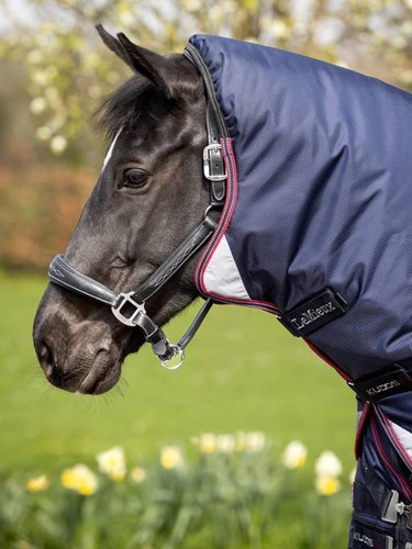 LeMieux Kudos Thermo Layer Turnout Rug 100g + Hood Lightweight 1680d 5'6"-7'0" - Picture 3 of 7