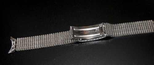NOS NEW STL TITUS 18mm Curved End 7 Beads Links Ladder Watch Band * NO US SELL * - Foto 8 di 11