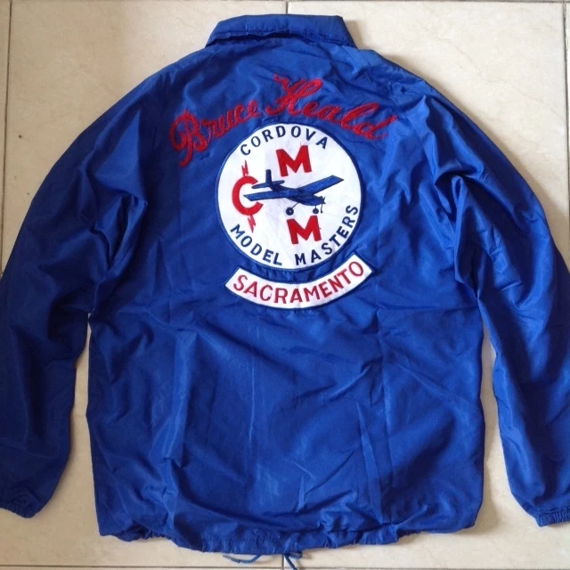 Vintage SACRAMENTO RC FLYERS founders "BRUCE HEALD" windbreaker jacket size M