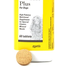 Zoetis Pet-Tabs Plus Nutritional Supplement for Dogs - 60 Tablets