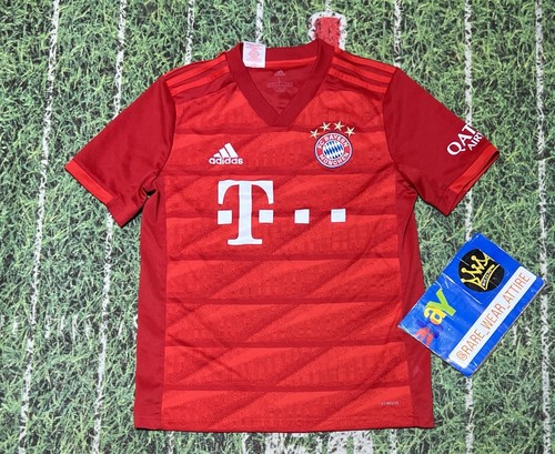 FC Bayern Munich L Official Soccer Football Jersey adidas 9489
