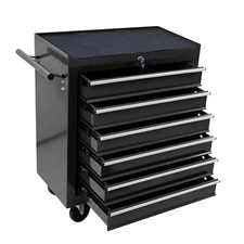 Tool Cart on Wheel Rolling 6 Drawers Tool Chest Tool Storage for Garage Workshop