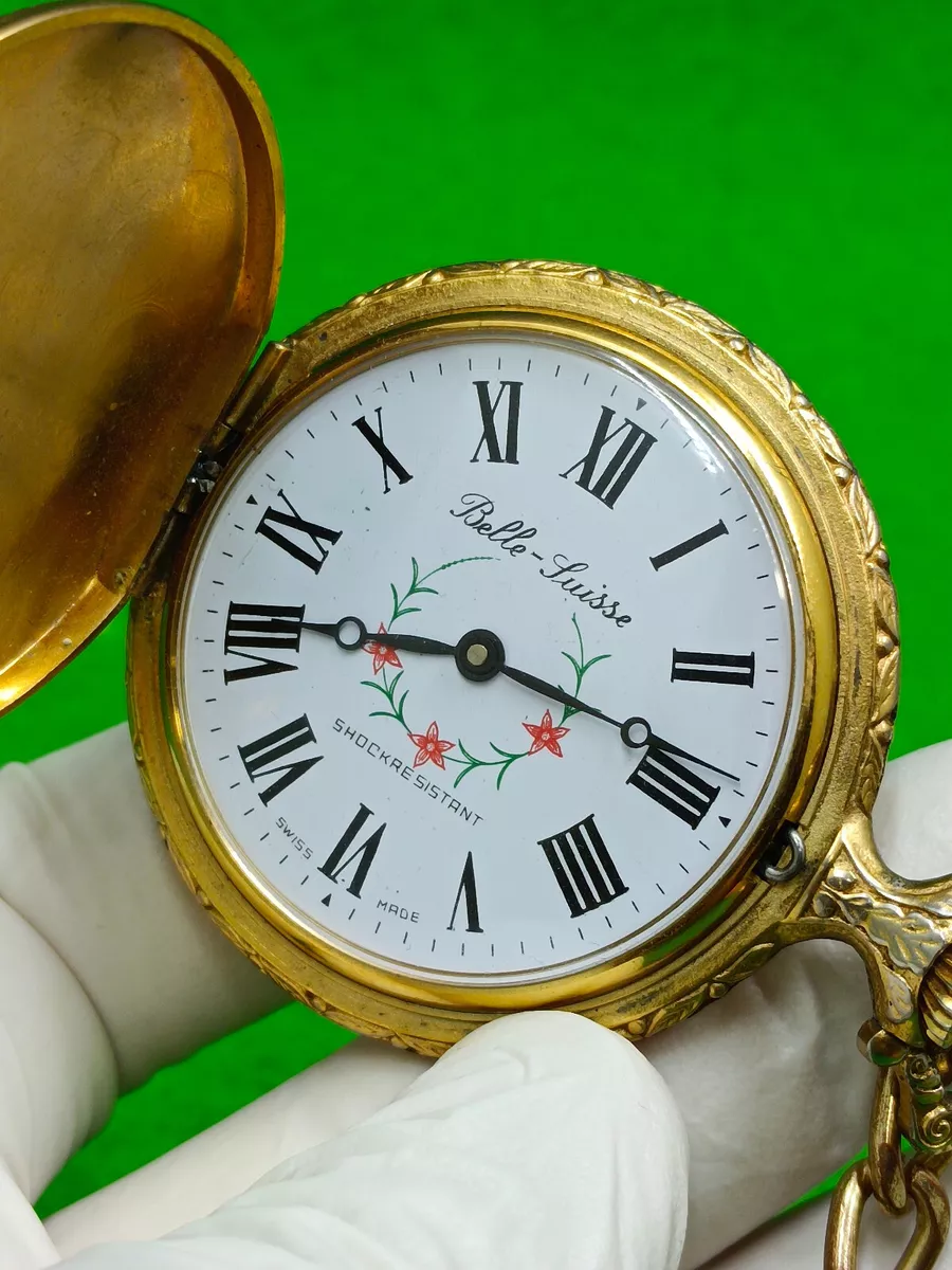 Belle Luisse Pocket watch shock resistant SWISS 1 JEWELS eBay