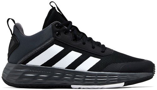 Adidas Own The Game 2.0 White Black Mens Basketball Shoes  display picture 1