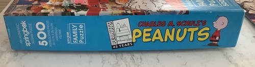 Springbok Charles. M. Schultz's Puzzle 45 Year Anniversary 500 Pieces Complete - Picture 5 of 5