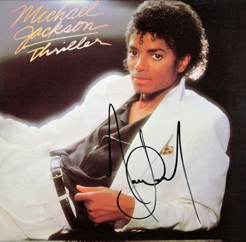 Michael Jackson Framed Cherry wood Reproduction Signature LP Display. "M4" - Picture 2 of 4