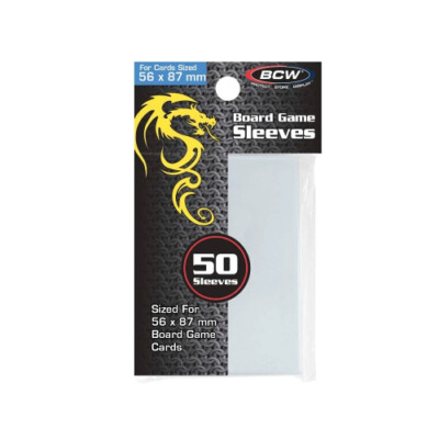 card sleeves 56mm x 87mm Card Sleeves 50 ct. – Game Mate