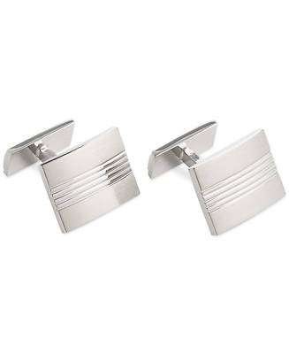 $150 Ryan Seacrest Mens Silver Studs Cufflinks Formal Wedding Dress Cuffs 51