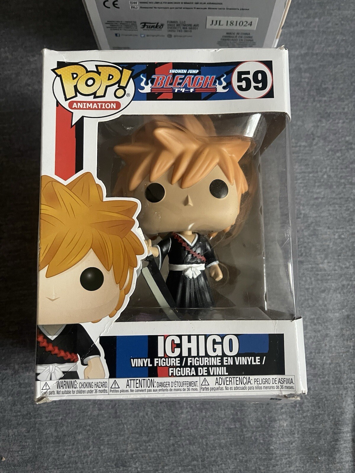Funko PoP! Ichigo #59 Bleach Vinyl Figure Pop Animation Vaulted.  1142