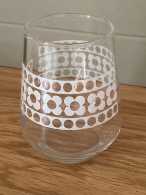 Hornsea John Clappison Saffron Design Glass Tumbler New