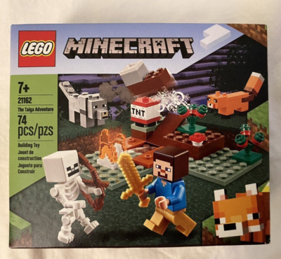 LEGO The Taiga Adventure Minecraft (21162) Building Toy for Kids