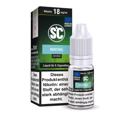 Menthol 10ml Liquid by SC