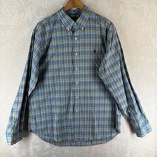 Ralph Lauren Men's Size XL Check Classic Fit Long Sleeve Casual Shirt