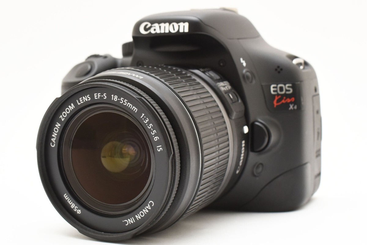 Canon EOS Kiss X4 (550D) 18.0MP EF-S IS 18-55mm Lens 7500 Shots 