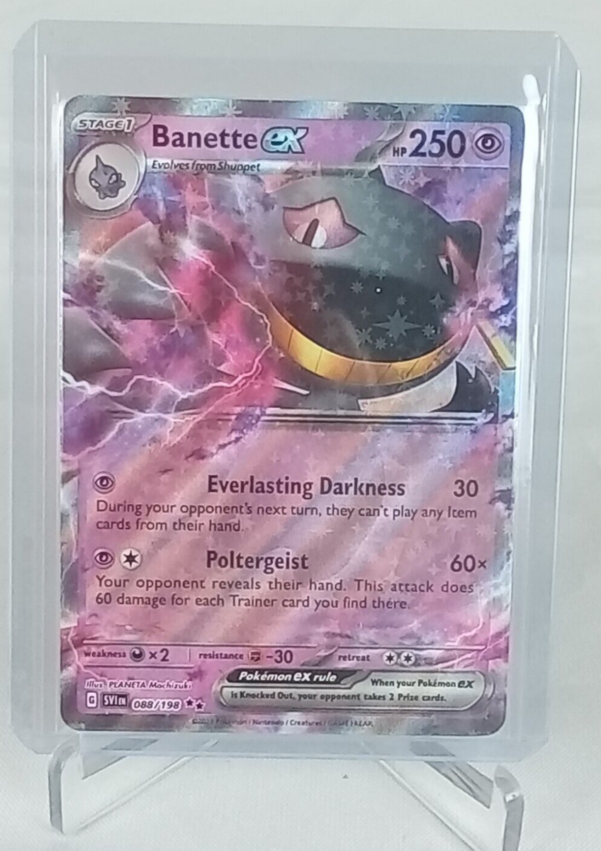 Banette Ex Holo Rare #88 Pokmon Card 2023 Banette Ex Holo Rare #88 Pokmon Card 2023