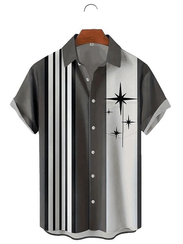 Stand By Me Print Jupiter Graphic Hawaiian Shirt - 2XL
