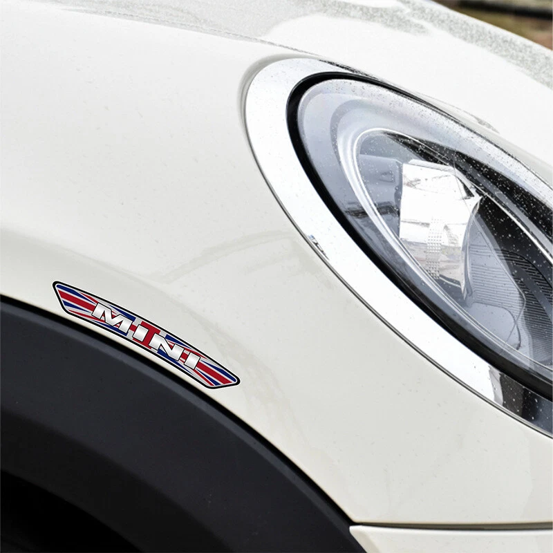 Paquete de 4 calcomanías deportivas emblema para mini Cooper coche de carreras SUV Foto 3 de 4