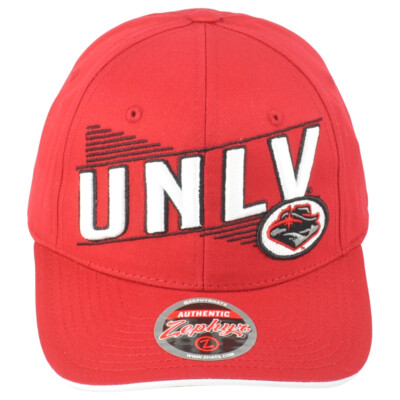 NCAA Zephyr UNLV Rebels Red Curved Bill Adults Men Snapback Adjustable Hat Cap