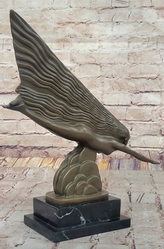 Bronze Sculpture After Maurice Guiraud-Riviere Swimmer Modeled As Art Gift - Picture 5 of 10