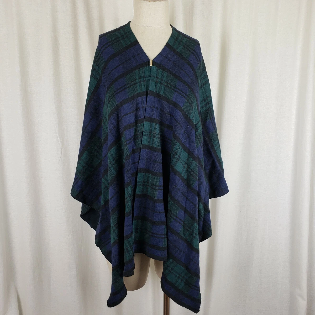 Plaid wrap hotsell sweater