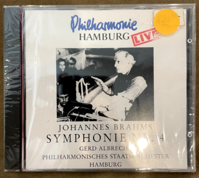 Brahms Gerd Albrecht Symphonie Nr. 4, Philharmonic Hamburg Import CD New SEALED